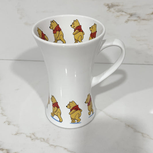 Vintage Disney Store Winnie Pooh Coffee Mug Honey Pot Bees Tall 16 oz Retro