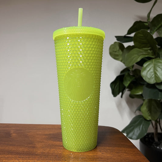 NEW 2022 Starbucks Halloween Glow in the Dark Lemongrass Studded Tumbler 24 oz