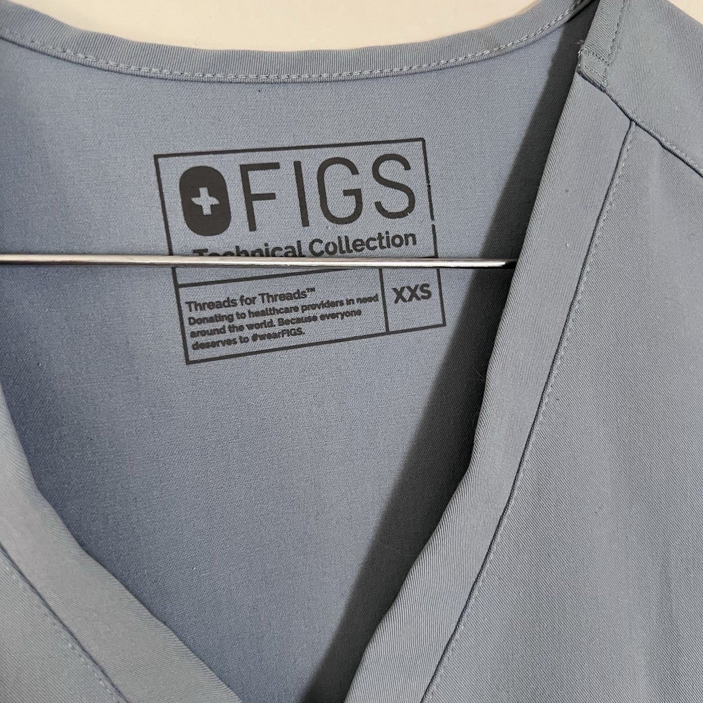 FIGS Casma Two Pocket Women’s Scrub Top PO# 1425 Size XXS Style # FW1100