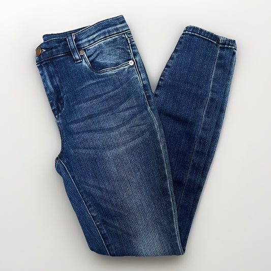 BlankNYC The Bond 28” Sz 26 Skinny Jeans Stretch Mid-Rise Dark Wash Designer