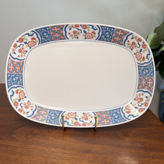 Noritake MING GARDEN 13x9 Serving Platter Japanese Chinoiserie Imari Asian
