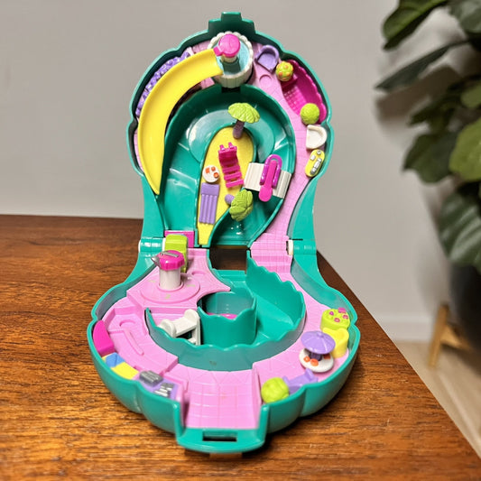 1995 Bluebird Polly Pocket Splash N Slide Waterpark *Compact Only* Vintage