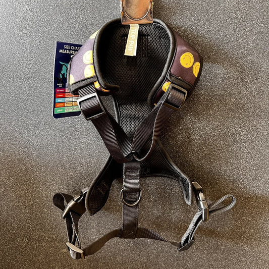 NWT Top Paw (L) Unisex SMILEY FACE Dog Puppy Soft Chest Harness Cute Funny