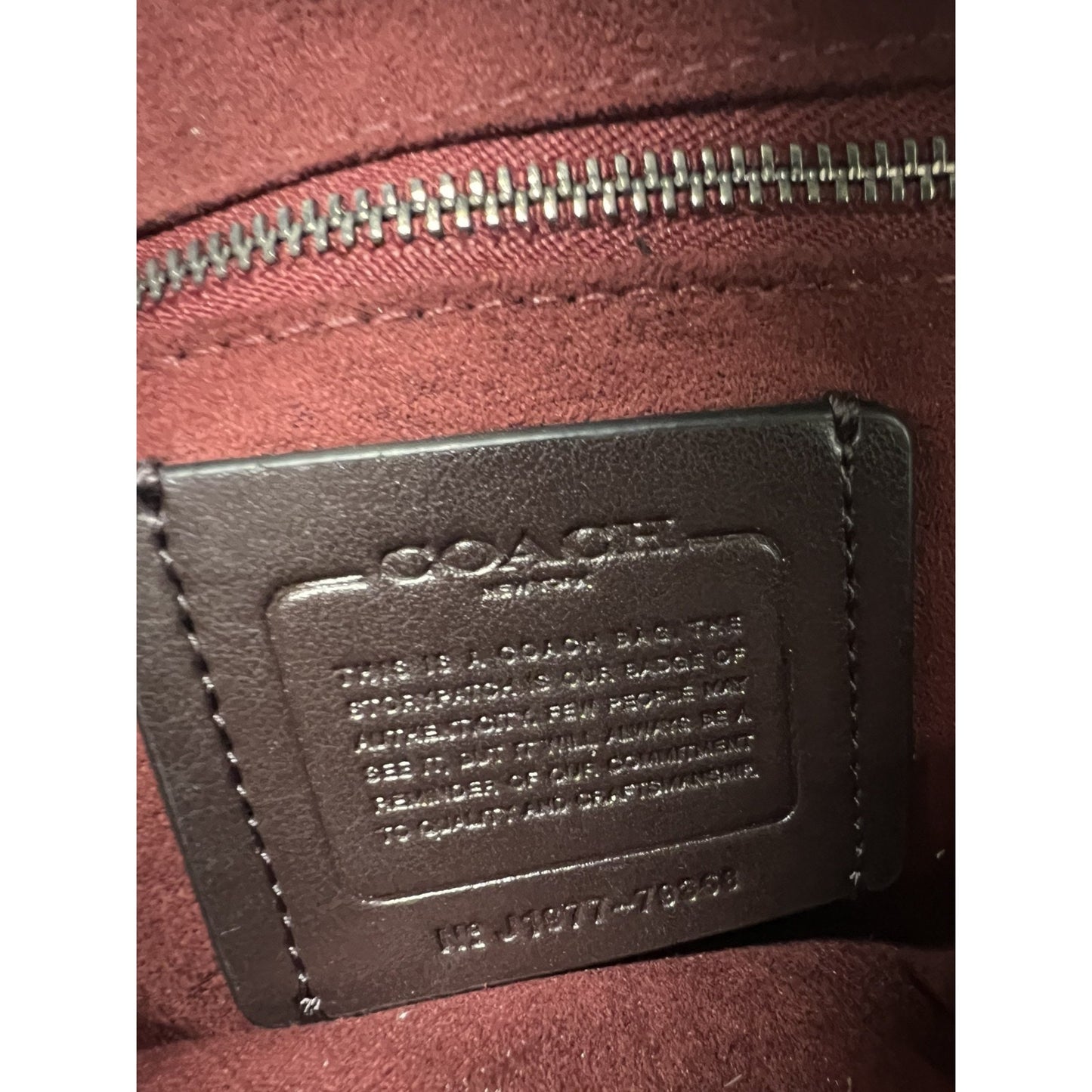 COACH Camera Bag 16 w/ Horse & Carriage Print & Varsity Stripe - #79368