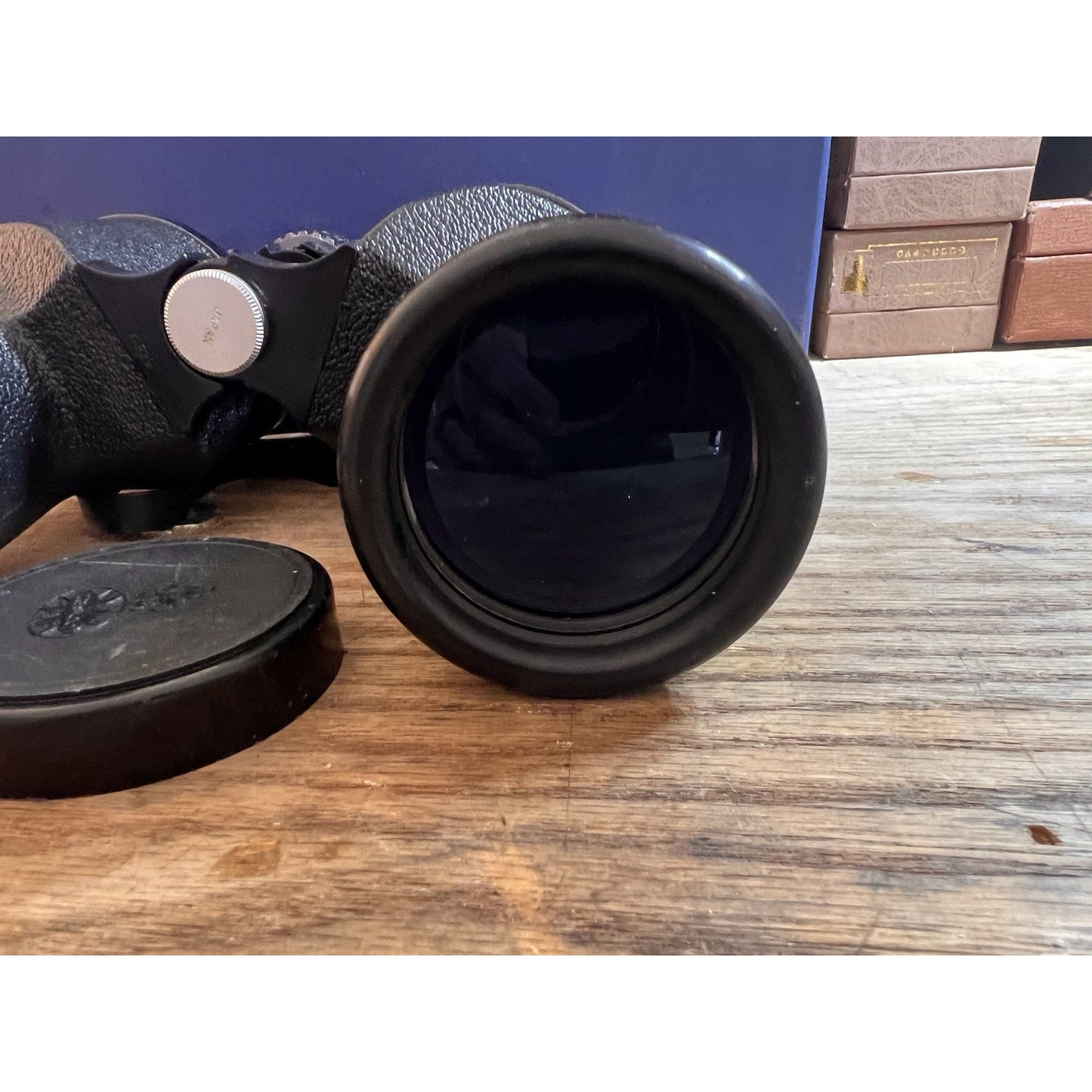 Vintage Taco Model No 105 8X - 15x50 Zoom Fully Coated Wide Angle Binoculars