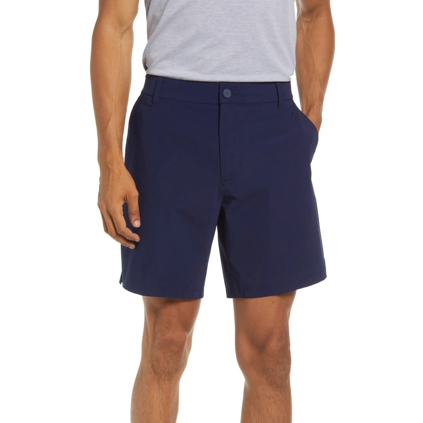 3 Pairs Rhone 8” Resort Shorts Size 33 Blue Grey Tan Stretch Golf Casual Active