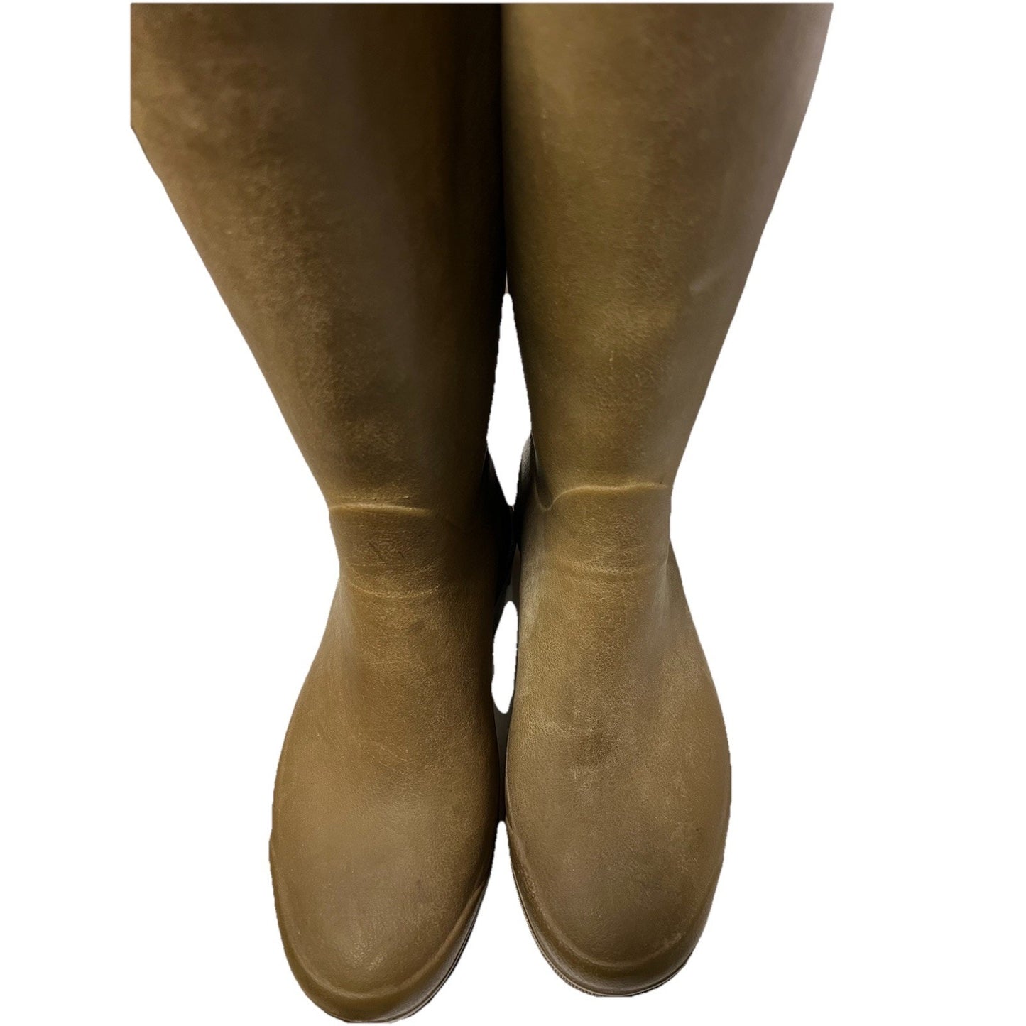 Le Chameau Chasseur Blue Neoprene Lined Men’s Olive Green Boot Size 10