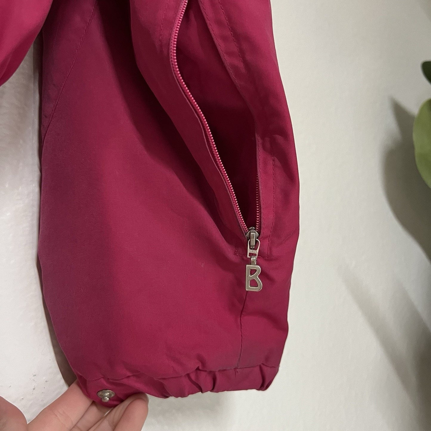Vintage 90s BOGNER Convertible Ski Suit Sz 8 Pink Helicopter Power Skiing