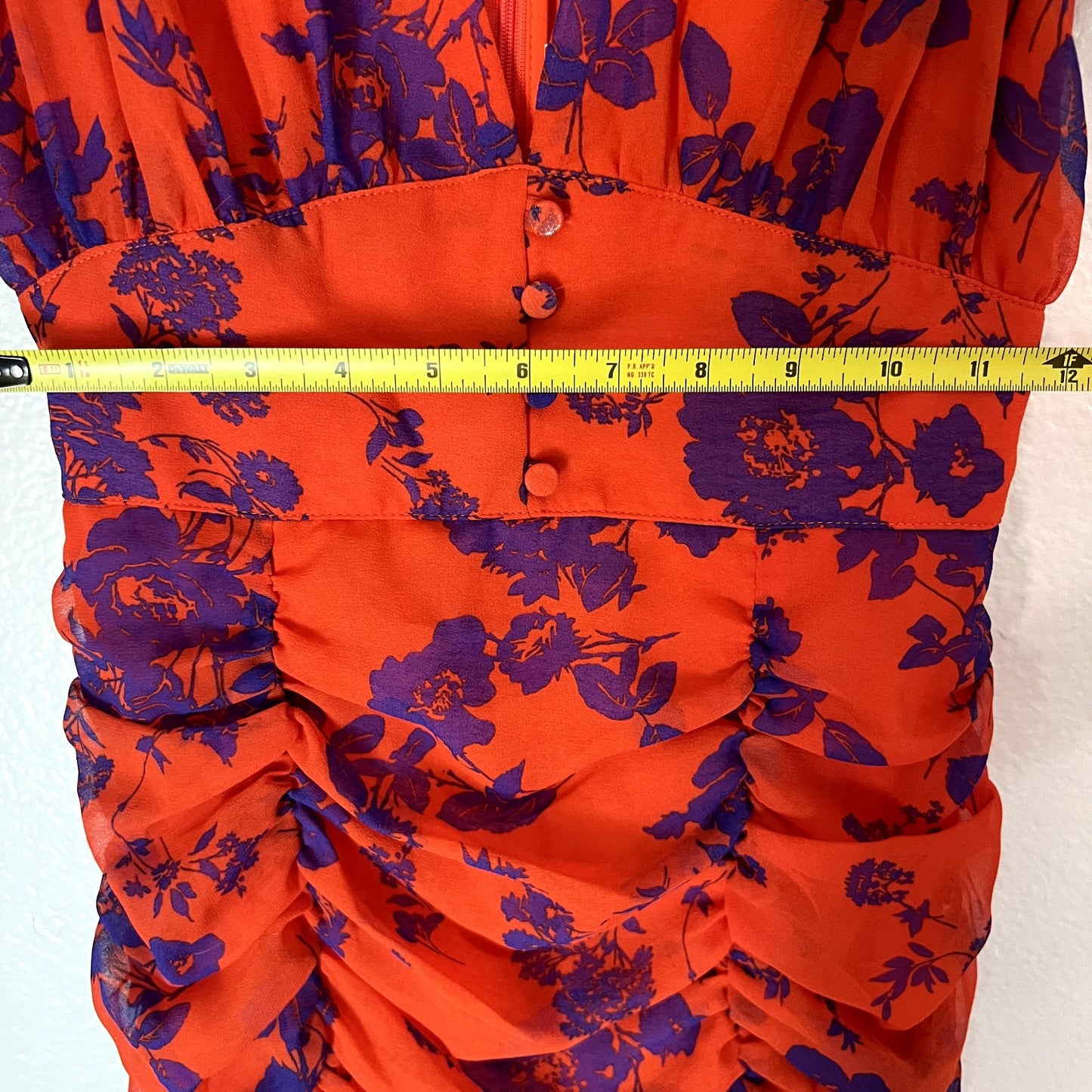 NWT Runaway The Label Finlay Mini Floral Dress XS/2 Long Sleeve Designer Party