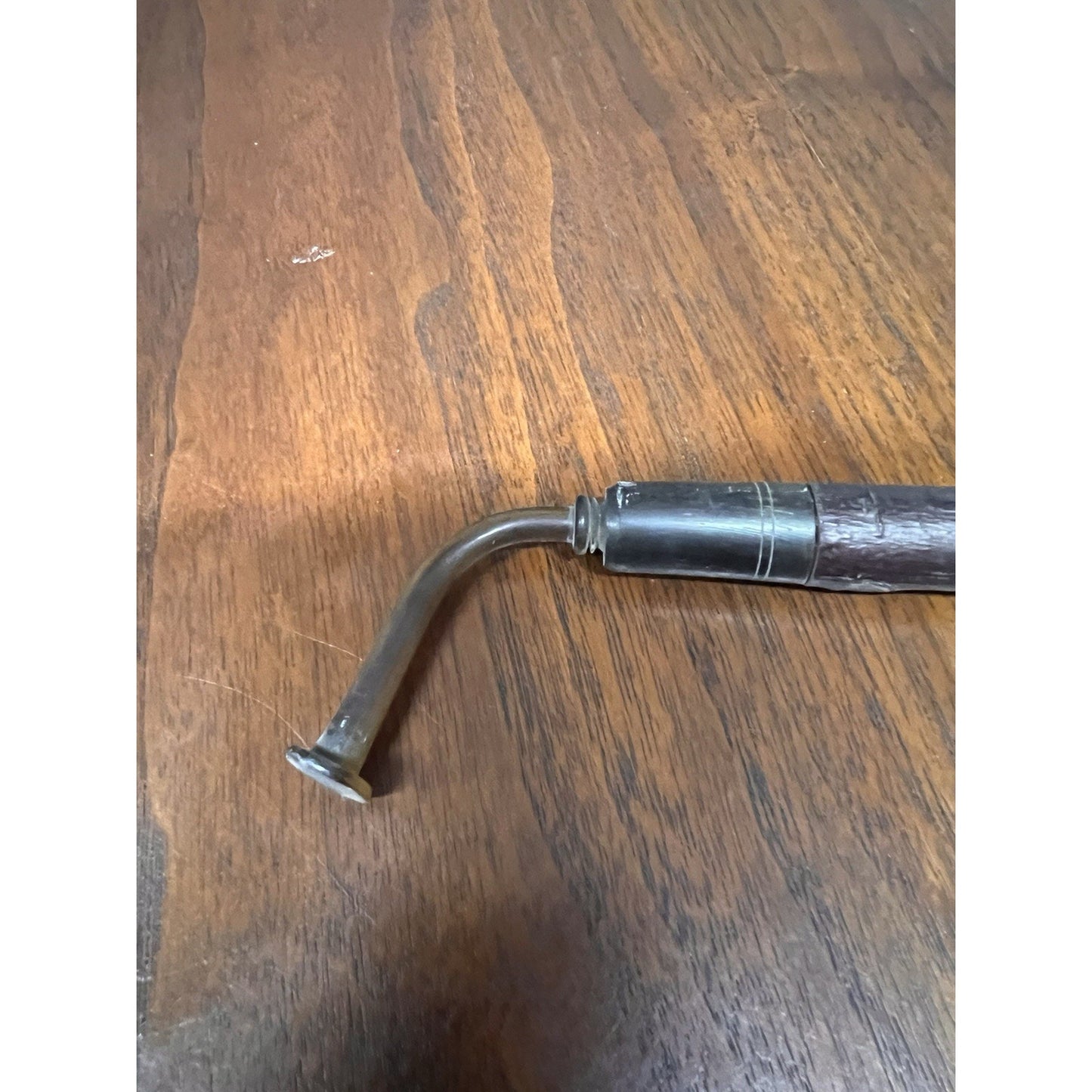 Antique 38.5 in Medicine Pipe - Handmade - Missing Tip