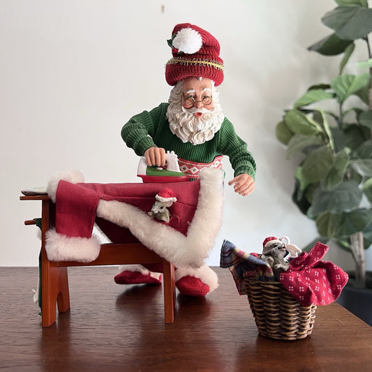 RARE Dept 56 Clothtique Possible Dreams It’s Almost Time 71004 Santa Christmas