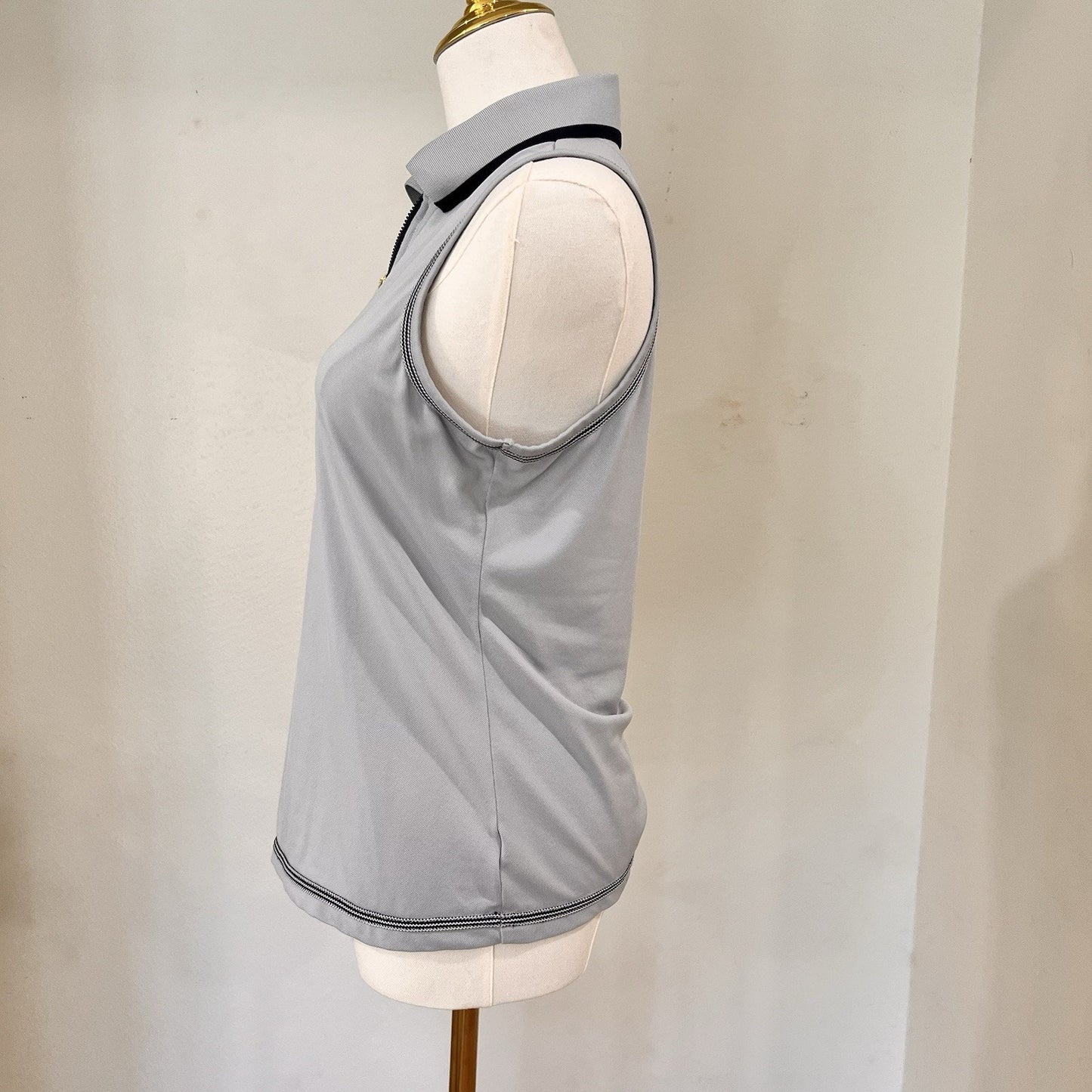 Varley XS Cammie Performance Tank Women’s Sleeveless 1/4 Zip Polo Golf Tennis