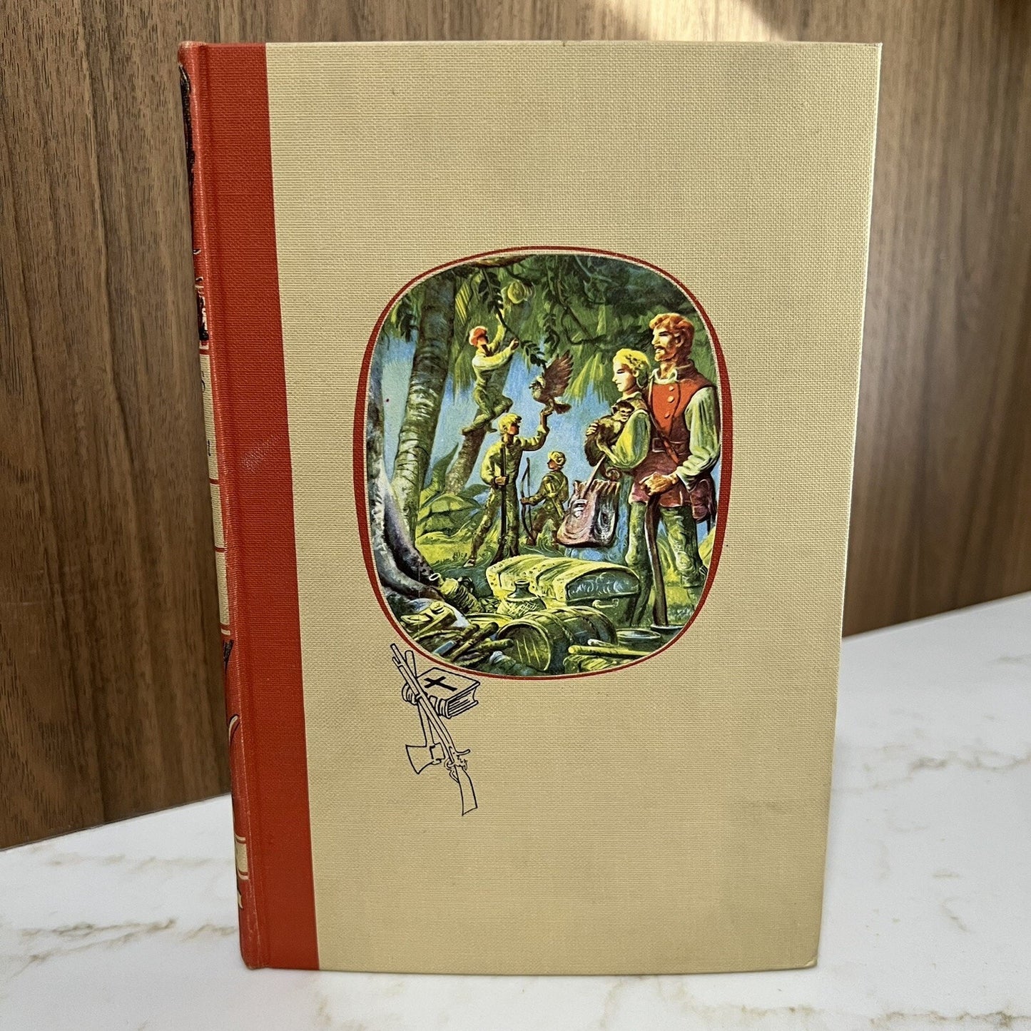 1949 Swiss Family Robinson by Johann Wyss Illustrated Boxed Slipcase Vintage