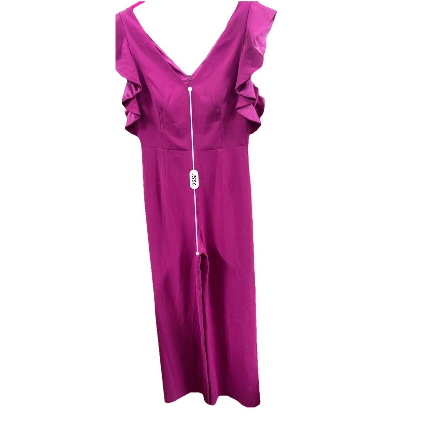 Lilly Pulitzer Kallie Ruffle Jumpsuit Bordeaux Berry Women’s Size 6