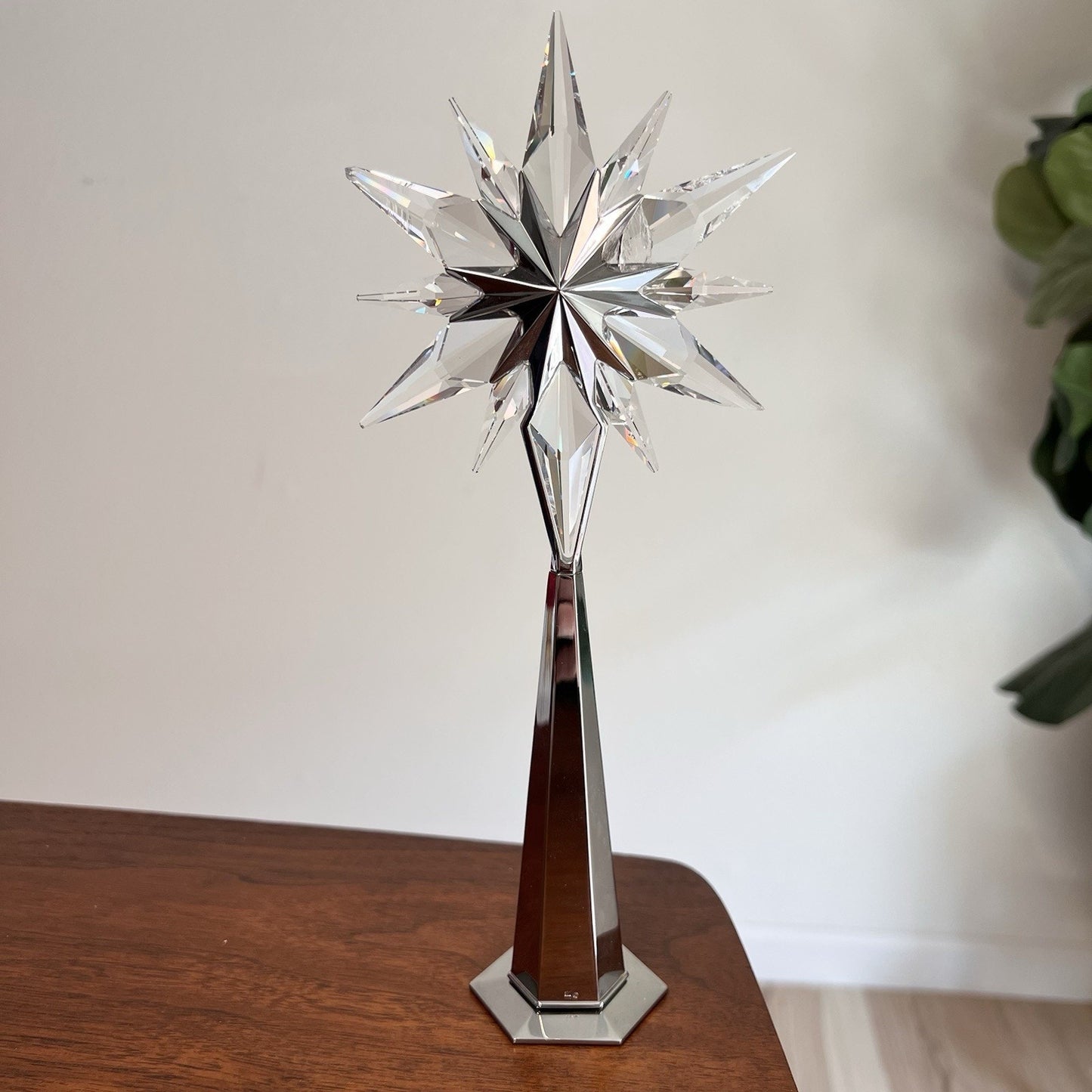 Swarovski Rockefeller Shining Star 2006 Crystal Tree Topper ❄️ Flawed ❄️