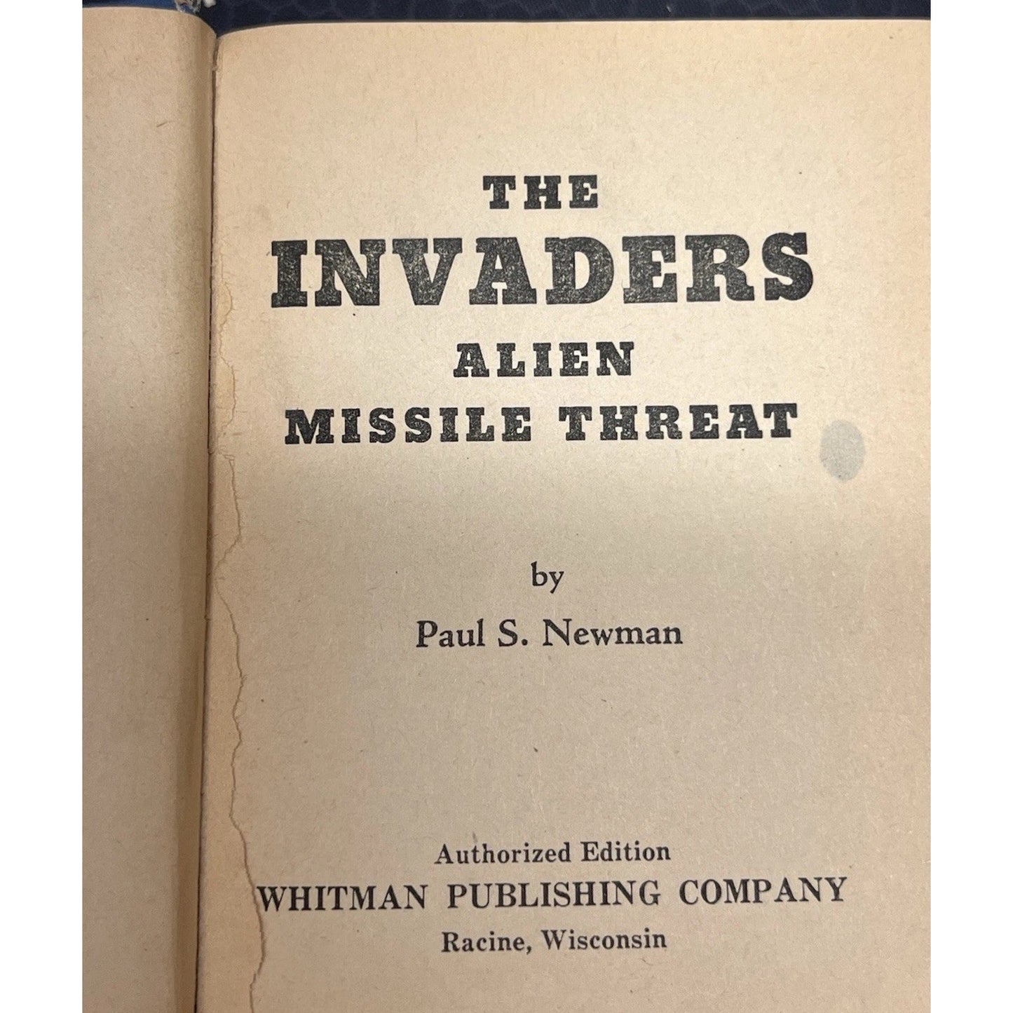 Vintage 1967 Big Little Books The Invaders Alien Missile Threat Book 12 Whitman