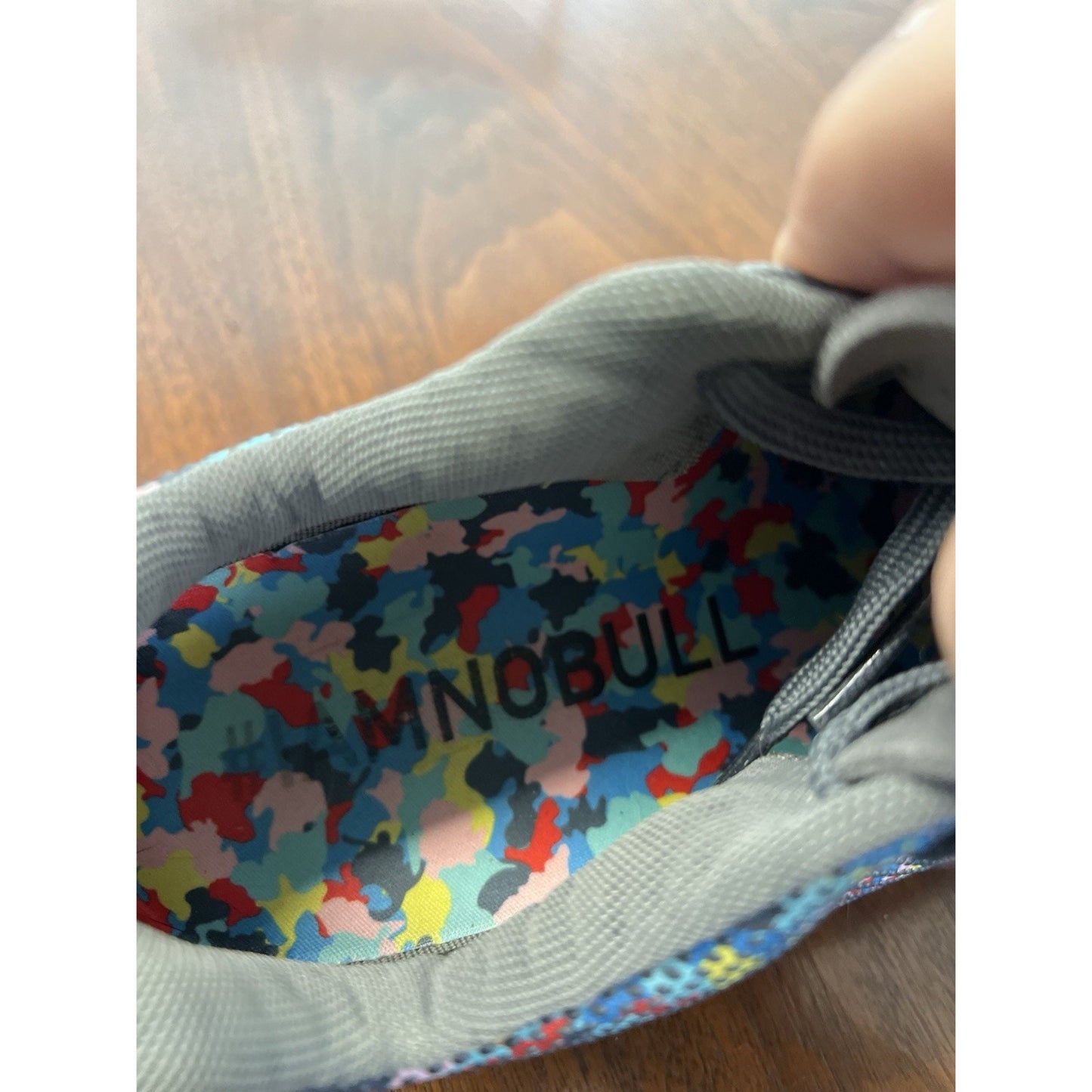 NOBULL Wild Trainer Pixelated Multi-color Pattern Men’s Sz 7.5 Women’s Sz 9