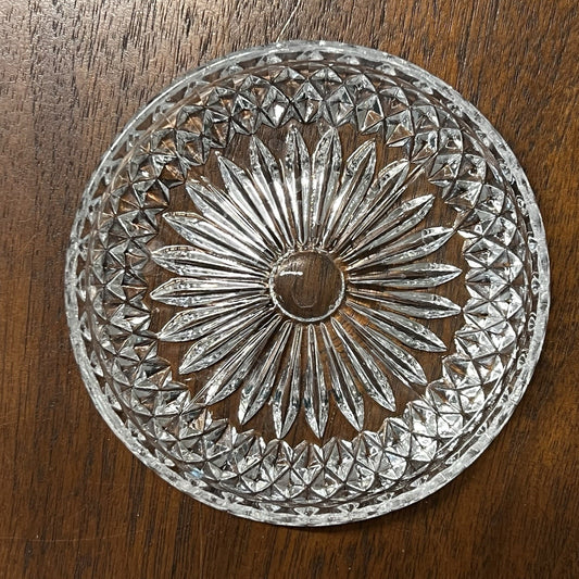 NEW Lead Crystal Glass Coaster Set of 8 Made in West Germany Trinket Dish 3-3/4”