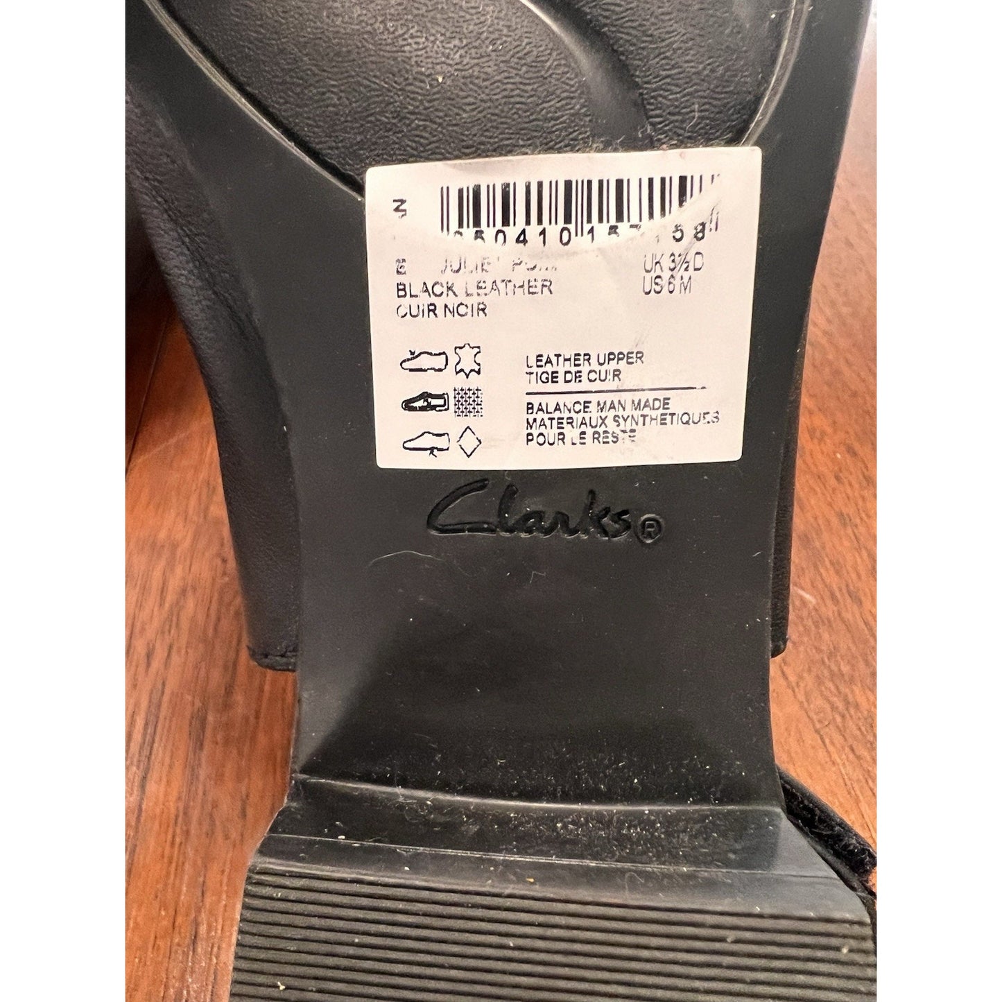 NWT Clark’s Women’s Black Juliet Pull Slingback Loafers Size 5M