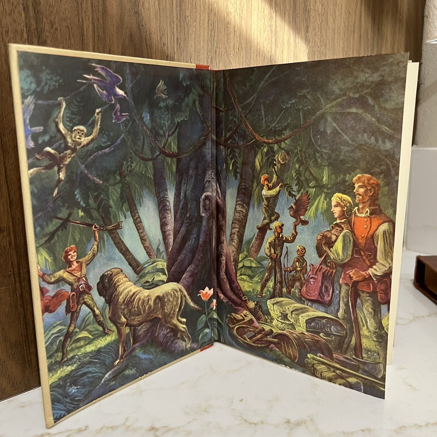 1949 Swiss Family Robinson by Johann Wyss Illustrated Boxed Slipcase Vintage