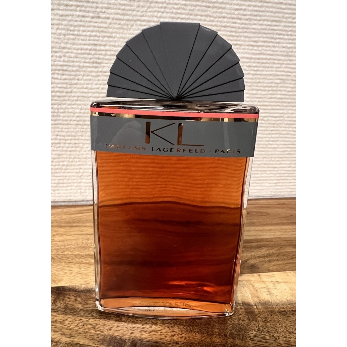 Vtg 1983 KL Karl Lagerfeld Paris 4.2 Fl Oz Eau De Toilette Splash - Unused