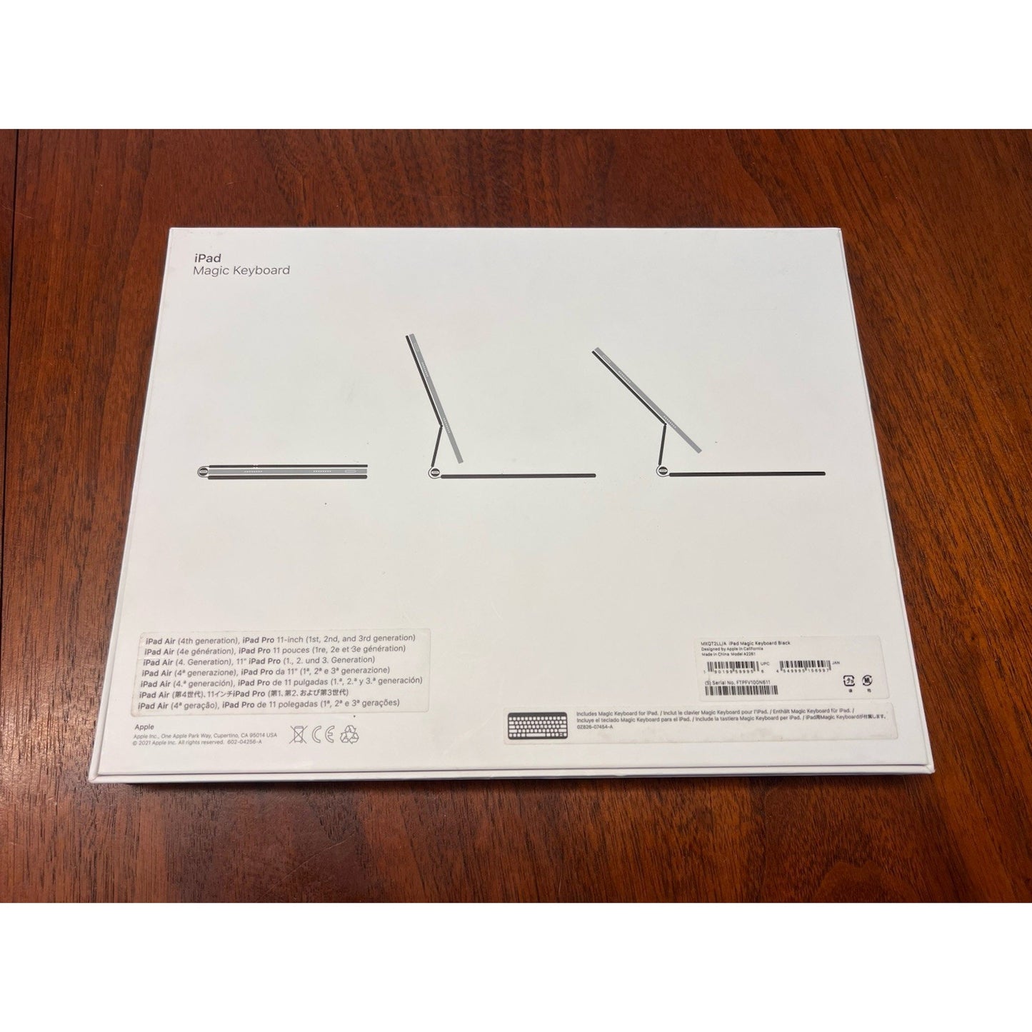 Apple Magic Keyboard MXQT2LL/A + Apple Pencil 2nd Gen Black iPad Pro 11 Air