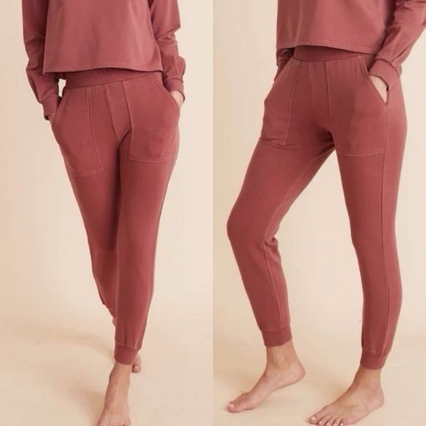 Marine Layer Women Jogger (S) Sammi Sweatpants Cozy Lounge Soft Girl Capsule