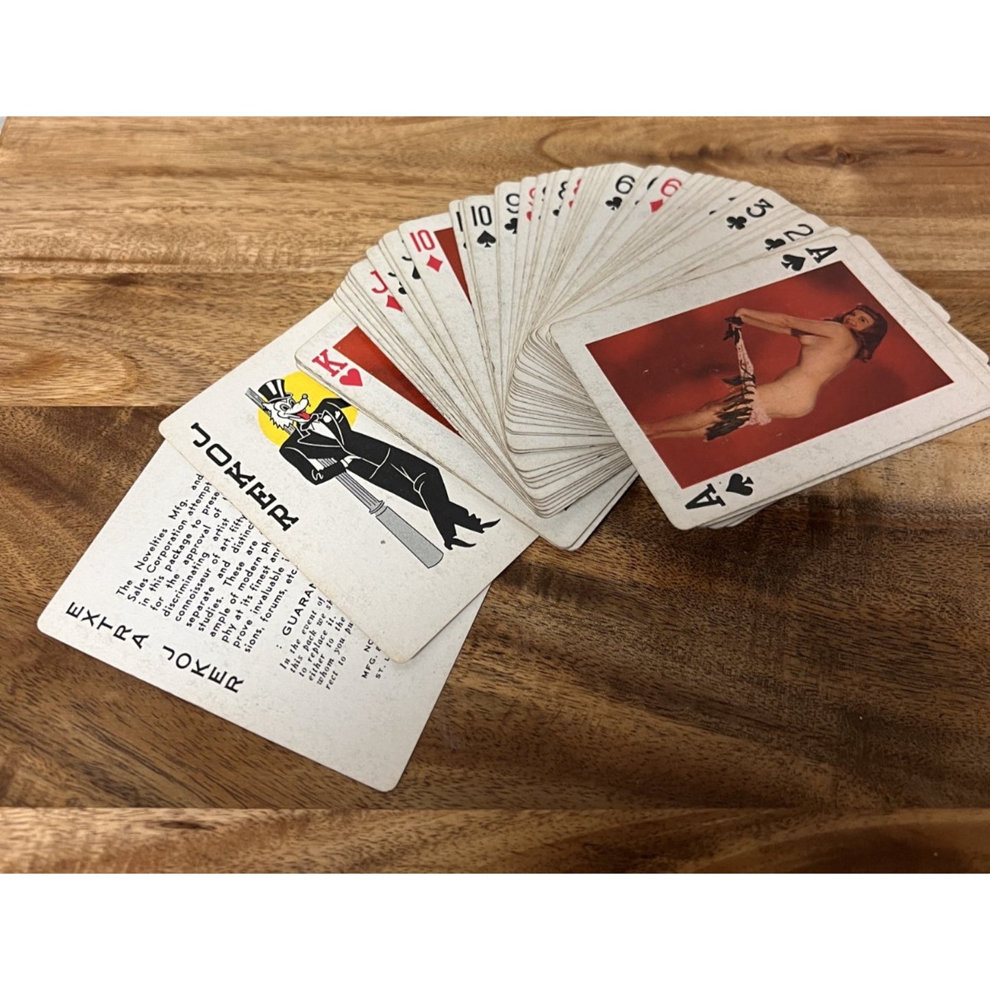 Vintage 1950's Fifty-Two Art Studios Pin-up Playing Cards