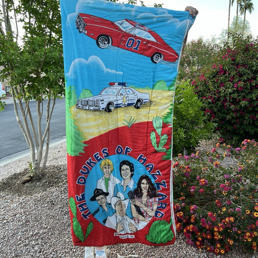 1980 Dukes Of Hazard Kids Sleeping Bag Vintage Collectible Memorabilia Clean EUC