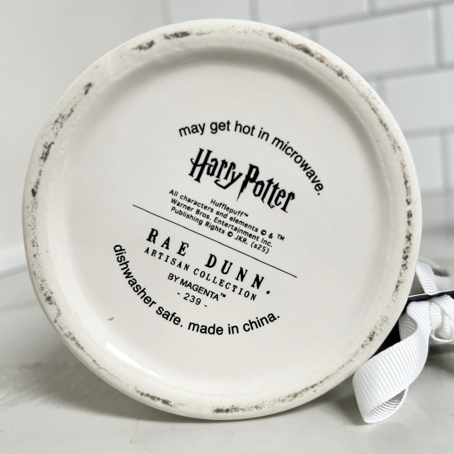 Rae Dunn x Harry Potter Hufflepuff 3D Coffee Mug 2024 Double Sided Large