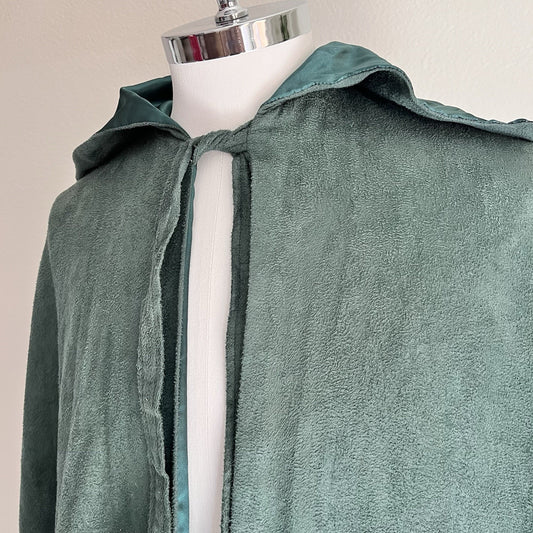 NWT Von Lancelot Velvet Hooded Cape Cloak Renaissance Cosplay Costume Medieval