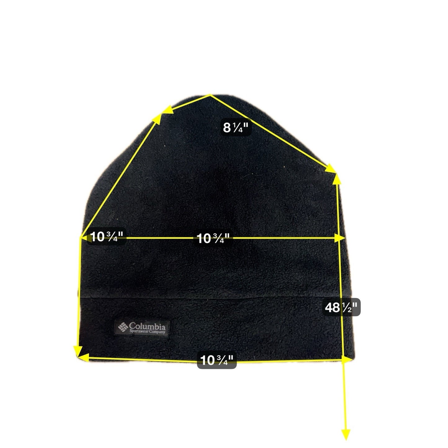 Black Columbia Knit Rollover Beanie