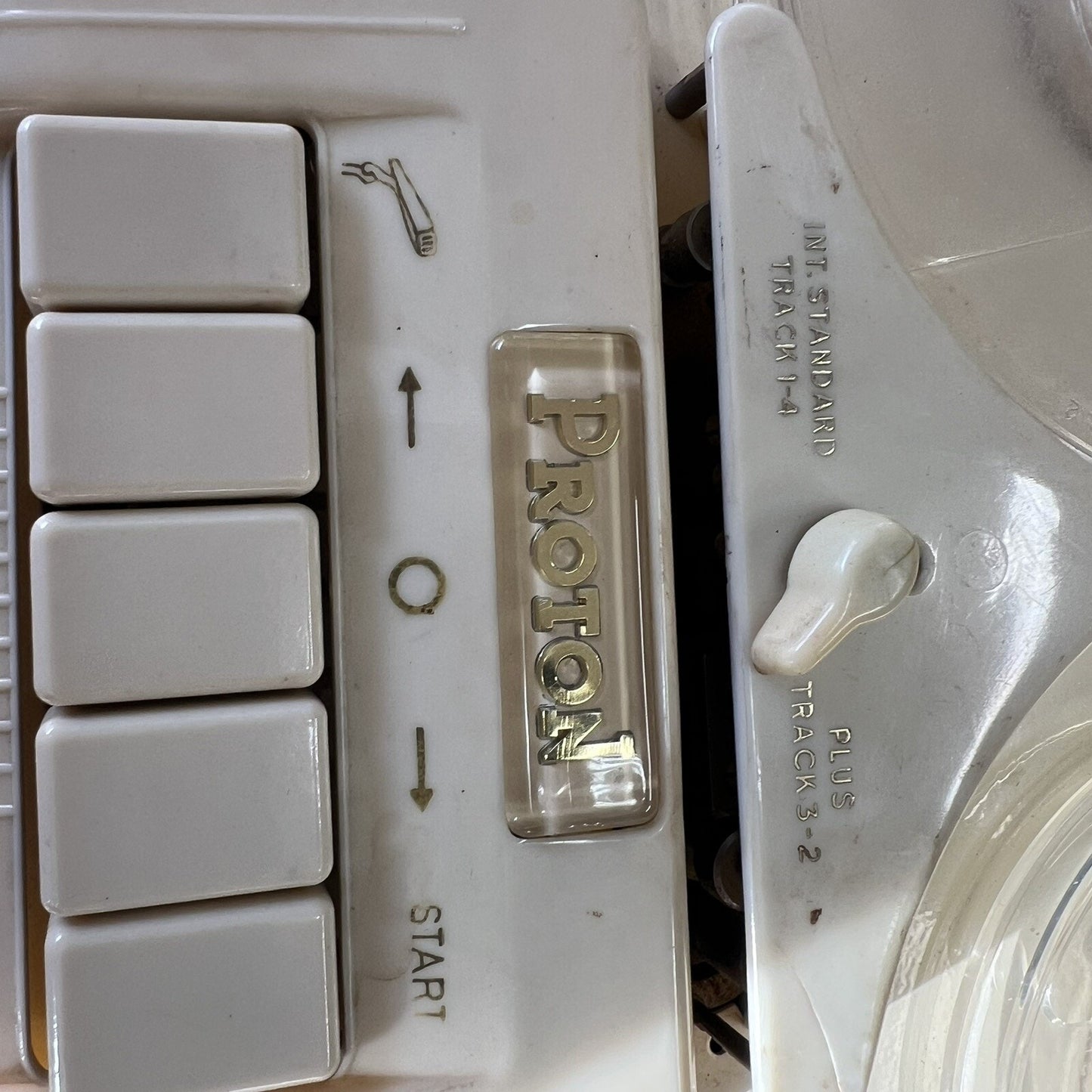 1955 WORKING Proton Magnetofon Modell 91 Norwegian Reel-to-Reel w/ Case & More