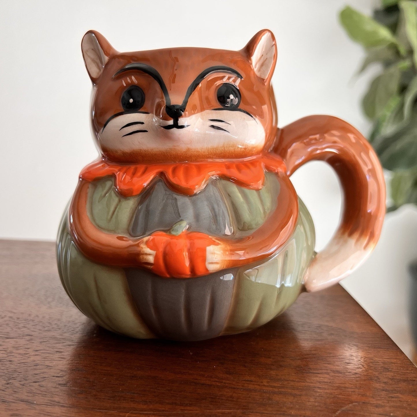Johanna Parker Fox Mug Fall Harvest Critter Thanksgiving Pumpkin Anthropomorphic