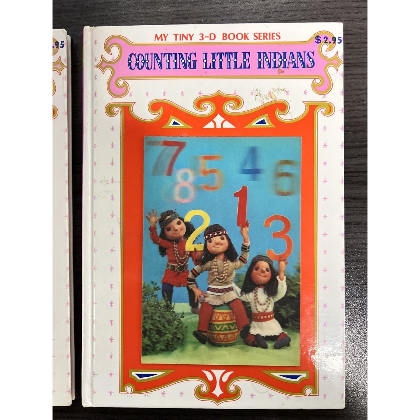 My Tiny 3-D Book Series 2 Books Set Hardcover Vintage Children’s Books 1970’s
