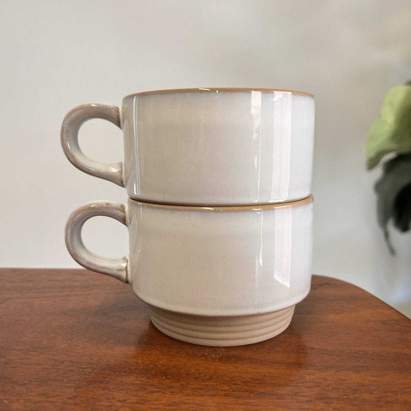 2 x Hearth & Hand Magnolia Mugs Find Rest Find Beauty Stoneware Farmhouse