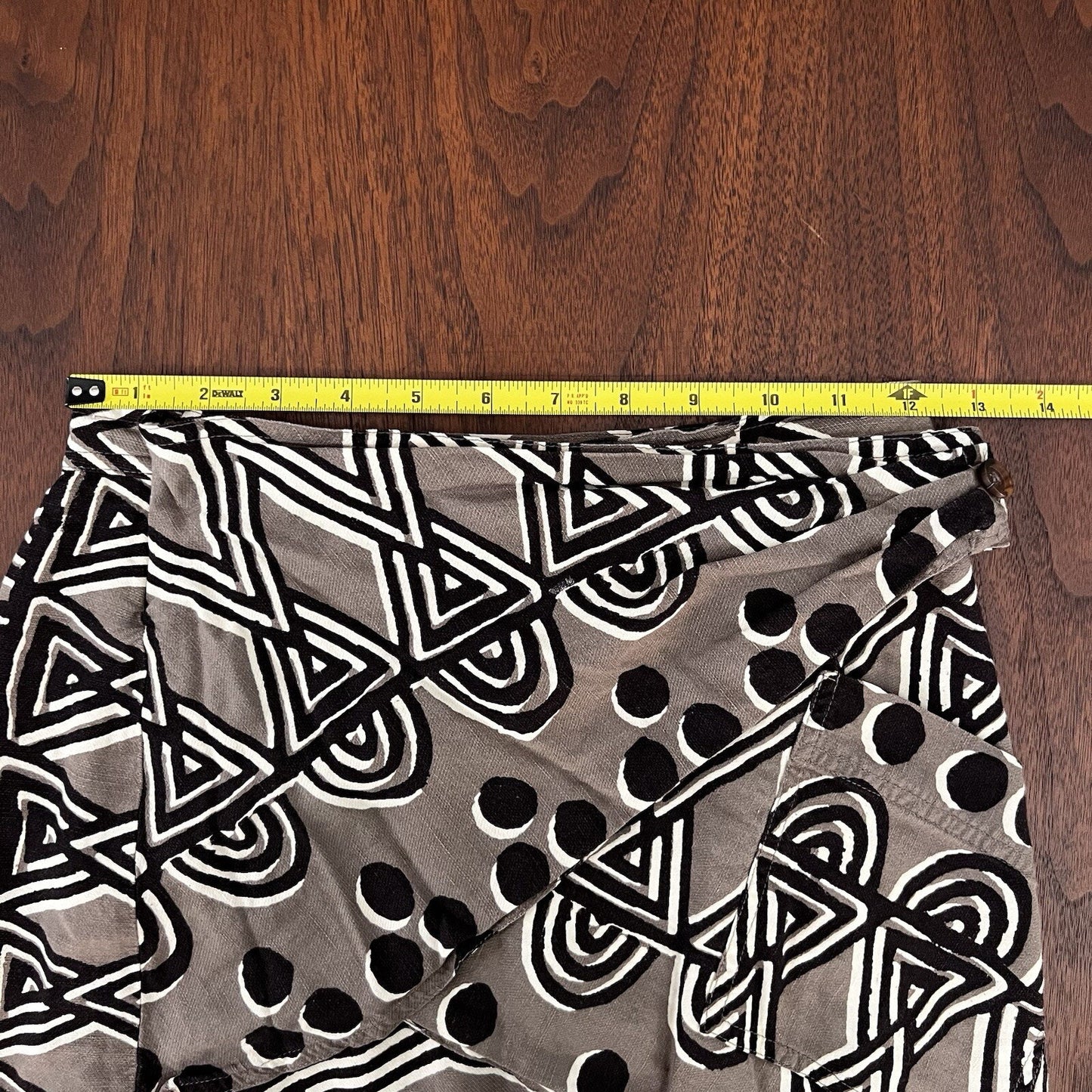 Maeve by Anthropologie Edessa Tribal Print Skirt Sz 00P Faux Wrap Sarong African