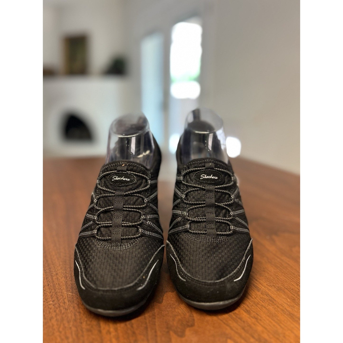 Skechers Flex Appeal 3.0 Sneakers Black Slip-on Mesh Breathable Women’s Size 8
