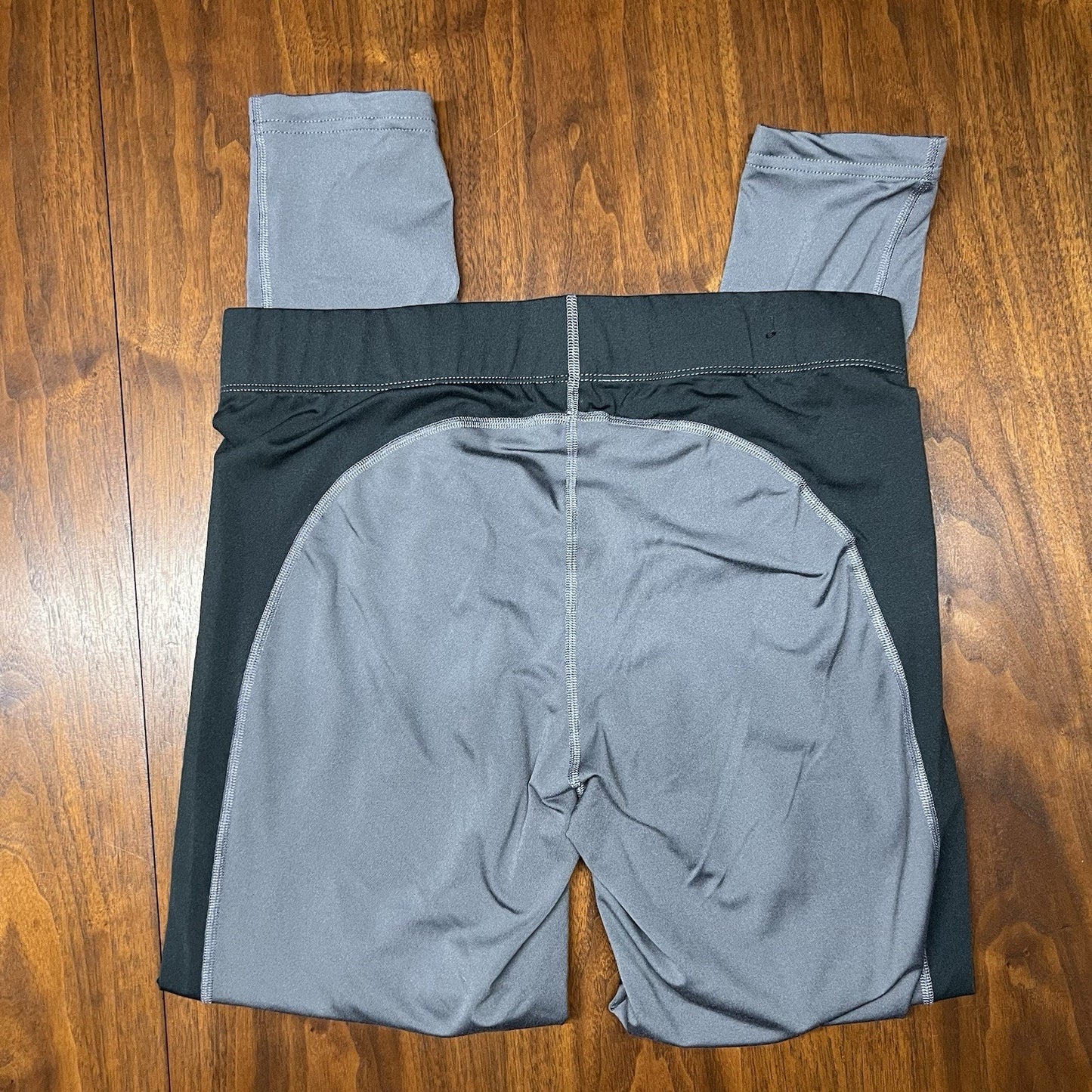 Kerrits Knee Patch Pull On Riding Tights XL Black Grey