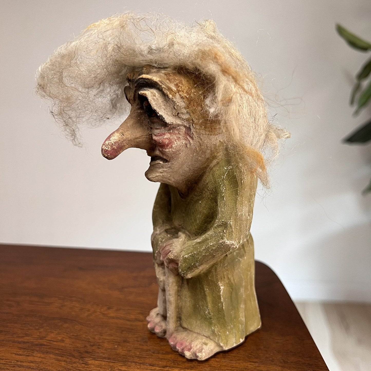 Lot Of 4 Rare Ny Form Troll Doll Handmade Retired Norwegian Collectible Folk Art