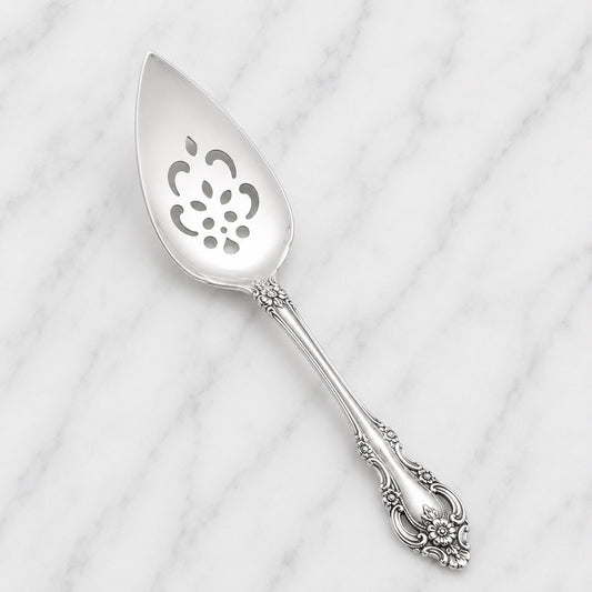 Oneida Community BRAHMS Stainless Pierced Pie Server Glossy Silverware Flatware