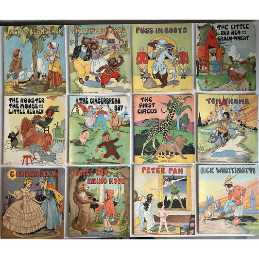Lot Of 12 Depression Era Children's Books Platt & Munk 1930s Vintage Collectible