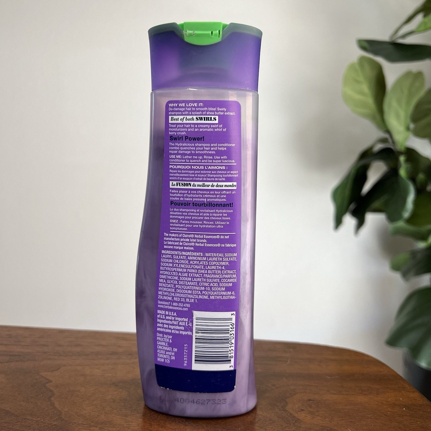 Herbal Essences Hydra-Licious De-Damage Boost Swirls Shampoo 10.1oz Berry