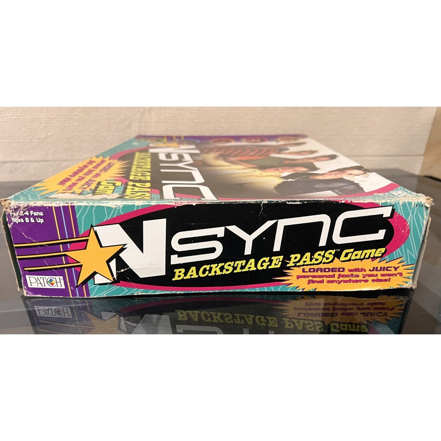 vintage 2000 NSYNC Backstage Pass board game by Patch Products Retro Design
