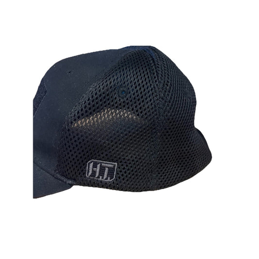 Highland Tactical American Flag Hat Cap Snap Back Mesh Mens Black