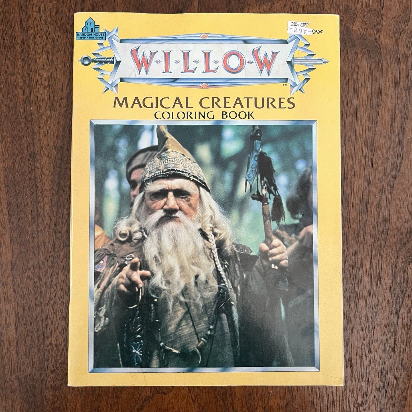 UNUSED Willow Movie Coloring Book “Magical Creatures” 1988 George Lucas