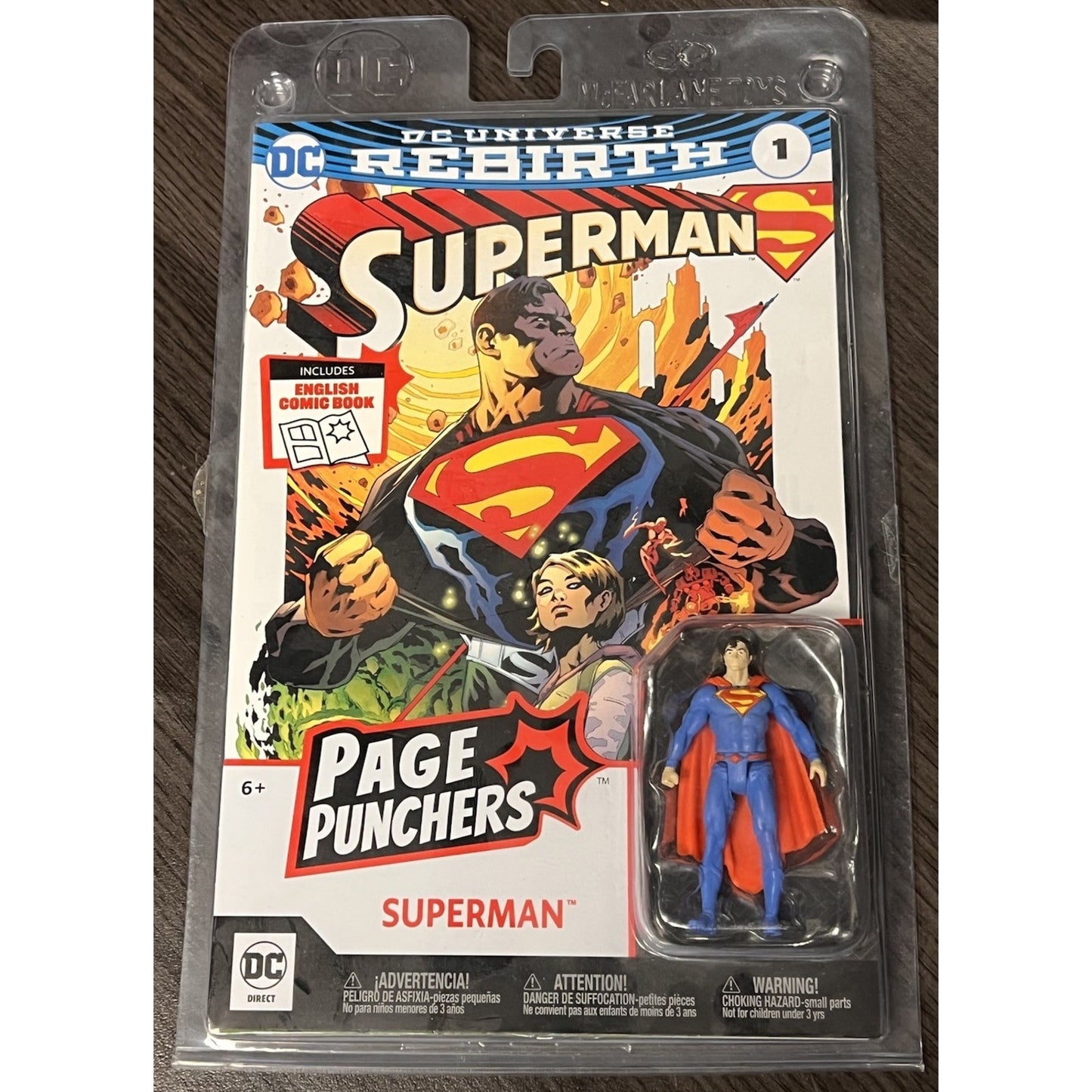 2022 McFarlane Toys DC Direct Page Punchers: Superman (Rebirth) Collectible Pack