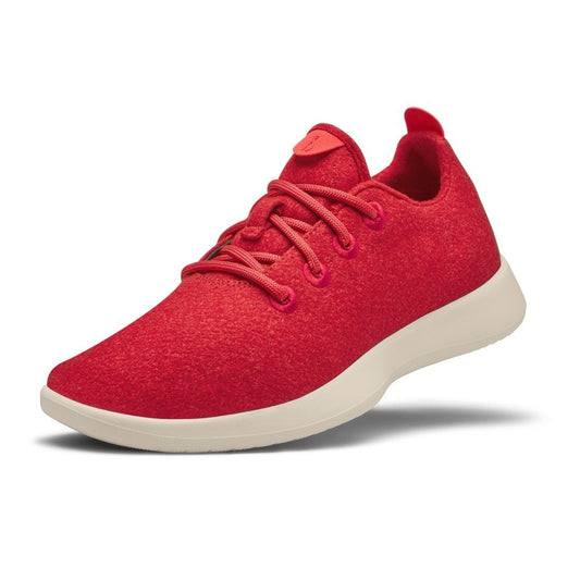 Allbirds Sz 6 Ltd Edition Wool Runners Tuke Marinara Red Washable Sneaker Shoe