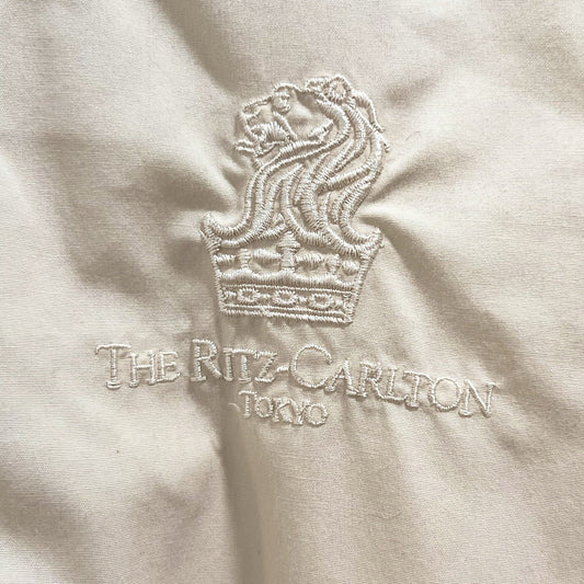 Ritz Carlton Tokyo Button Down Tunic (S) Lounge Shirt Spa Uniform Minimalist