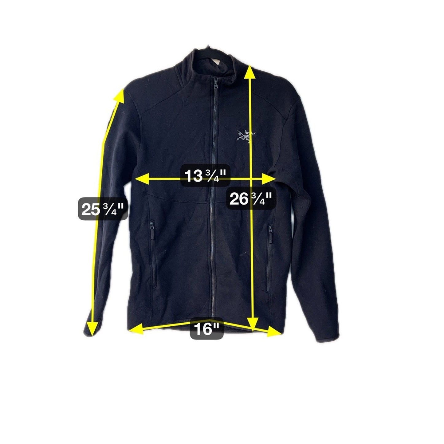Arc’teryx Kyanite AR (S) Men’s Full Zip Black Fleece Jacket